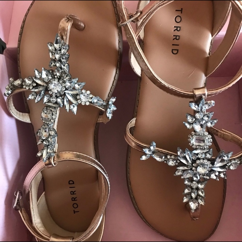 Torrid sandals size 10